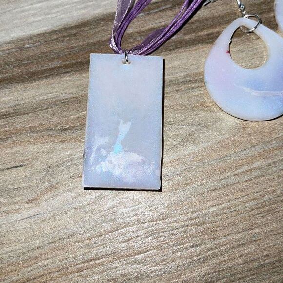 Hummingbird earring and necklace set custom made NWOT - Picture 7 of 8